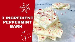 The Easiest Recipe for White Chocolate Peppermint Bark [upl. by Luhe]