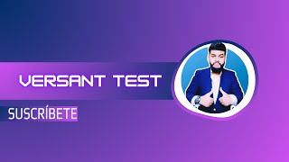 VERSANT ENGLISH TEST [upl. by Sorcim]