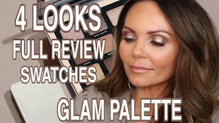 NATASHA DENONA GLAM PALETTE REVIEW  4 LOOKS  PALETTE COMPARISION [upl. by Johannessen]