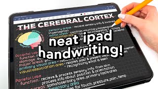 how to write neater on the iPad 📝 [upl. by Jordison383]