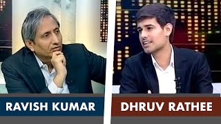 Ravish Kumar Interviews Dhruv Rathee on NDTV Prime Time  Full Interview [upl. by Madoc691]