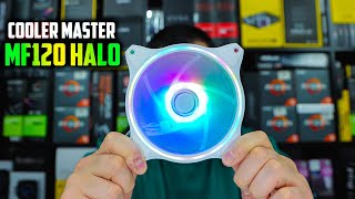 Cooler Master MasterFan MF120 Halo aRGB Fans Review  Airflow Noise Test amp RGB [upl. by Hock625]