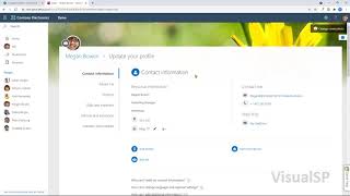 Edit your Profile  SharePoint [upl. by Salema279]