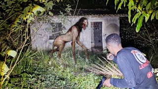 CRIATURA MACABRA MOSTRA SUA VERDADEIRA FACE EM GRAVAÇÃO lendadacriatura cacafantasma misterio [upl. by Sayed917]