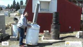 Energy Corps Montana Building a Biochar Retort Kiln [upl. by Maxia182]