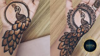 Simple Peacock Mehndi Design [upl. by Hyman]