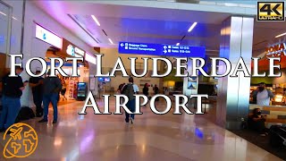 Fort Lauderdale Airport Hollywood International Airport FLL Florida Tour [upl. by Elsi]