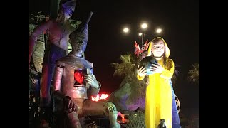 Carnevale di Viareggio 2020  primo corso sfilata dei carri [upl. by Atnoved]