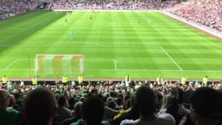 Celtic Fans  Ninetoes vs Sunderland [upl. by Natanhoj]