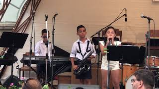 Careless WhisperGeorge Michael Cover By 9 yrs Alex Maxim Twins amp NatalieSubscribe for more🎷🎹🎶 [upl. by Oynotna]