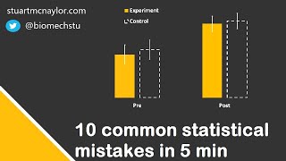 Ten Statistical Mistakes in 5 Min [upl. by Phionna]