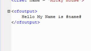 ColdFusion  Basic Tutorial 101 [upl. by Kellia]