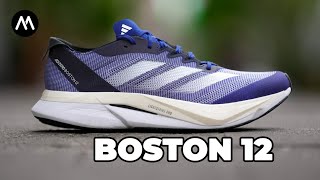 Adidas Boston 12 review  NEW foam  new shoe [upl. by Eilujna]