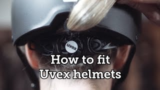 How to fit Uvex helmets [upl. by Elleined56]