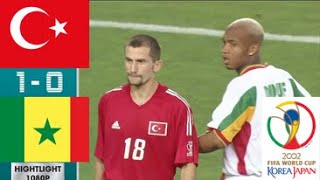 Turkey 10 Senegal Quater Final World Cup 2002  All Goals amp Higtlights  English Commentary [upl. by Elrahc822]