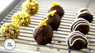 Professional Baker Teaches You How To Make CHOCOLATE TRUFFLES [upl. by Tips19]