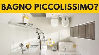 Bagno piccolissimo tutte le soluzioni e i trucchi per arredarlo [upl. by Fusco826]