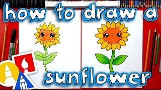 How To Draw A Sunflower [upl. by Palocz512]