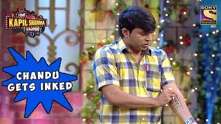 Chandu Gets Sarlas Name Inked  The Kapil Sharma Show [upl. by Rehportsirhc551]