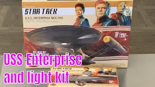 Preview Polar light 11000 Star Trek Discovery Enterprise and light kit [upl. by Jamey370]