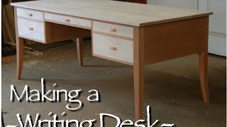 Writing Desk Building Process by Doucette and Wolfe Furniture Makers [upl. by Carpet]