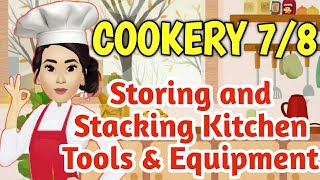 TLE COOKERY Storing and Stacking Kitchen Tools and Equipment [upl. by Ozen]