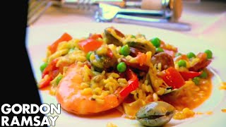 How To Make Paella  Gordon Ramsay [upl. by Fujio902]