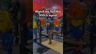 500Lb Back Squat😰 [upl. by Rhonda260]