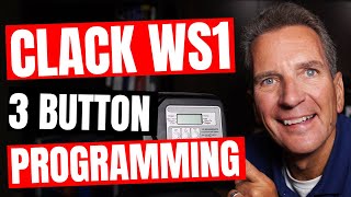 How to SET TIME and PROGRAM CLACK WS1 3 button Valve [upl. by Erickson]