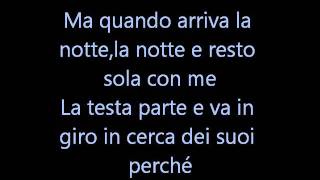 Arisa  La notte  Con Testo Lyrics [upl. by Redyr951]