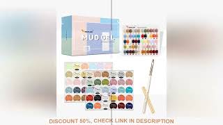 30 Color Venalisa Mud Painting Gel Set For Nail Art Design 5ml UV LED Soak Off UV Gel Color Gel Nail [upl. by Apurk]