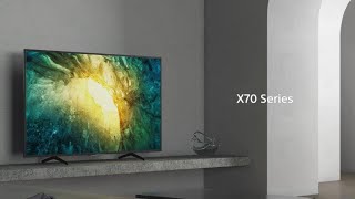 Sony  BRAVIA  X70 Series  4K HDR TV [upl. by Myrilla]