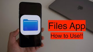 How To Use the Files App iPhone amp iPad [upl. by Vernen]