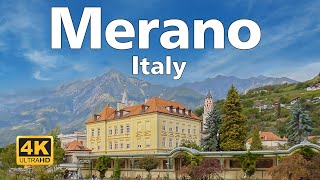 Merano Italy  Walking Tour 4K Ultra HD [upl. by Dranyer]