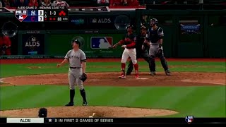 Francisco Lindor Grand Slam vs Yankees  Indians vs Yankees Game 2 ALDS [upl. by Alohs]