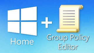 How to ACTUALLY Get Group Policy Editor in Windows Home Edition 10 amp 11 [upl. by Nats]