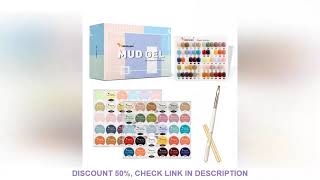 30 Color Venalisa Mud Painting Gel Set For Nail Art Design 5ml UV LED Soak Off UV Gel Color Gel Nail [upl. by Annahael]