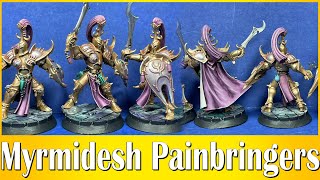 Joyful Painting  Hedonites of Slaanesh  Myrmidesh Painbringers [upl. by Auqinet]