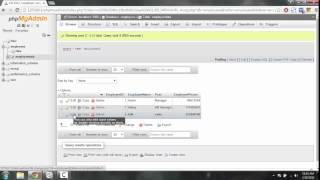 Delete Data in MySQL Database using PHPMyAdmin [upl. by Woehick]