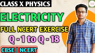 Full Ncert Exercise Solutions Ch12 Electricity Class 10 Science Ncert [upl. by Kelbee]