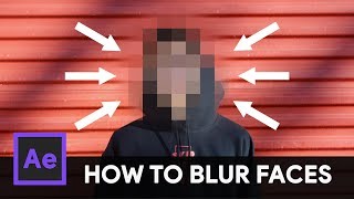 How to TRACK amp BLUR Faces in Video  After Effects Tutorial [upl. by Dnalrag]