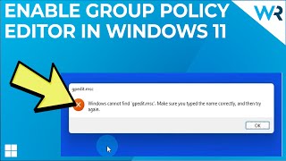 How to Enable the Group Policy Editor in Windows 10 amp 11 Home Editions [upl. by Yllac]