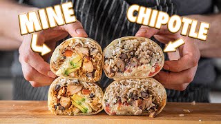 Making The Chipotle Burrito At Home  But Better [upl. by Lymann]