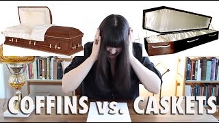 MORBID MINUTE Coffins vs Caskets [upl. by Tsenrae]