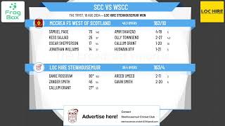 LOC Hire Stenhousemuir v McCrea FS West of Scotland [upl. by Esinek]