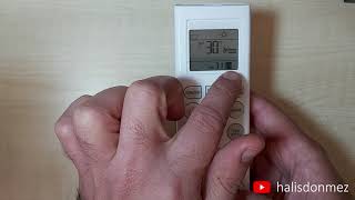 Klimayı Zaman Ayarlı Açma  Kapama air conditioner timer [upl. by Esmeralda]