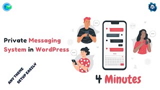 How to Add a Private Messaging System in WordPress Free  Front End PM [upl. by Dahsar]