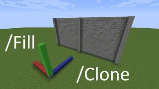 Minecraft  Tutorial  Commands  fill e clone OS COMANDOS DOS DEUSES [upl. by Atiken984]