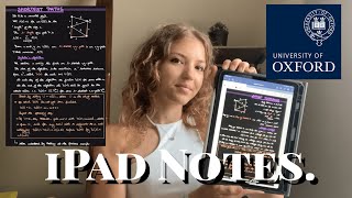 How I take notes on my iPad as a MATHS student at the University of OXFORD [upl. by Banebrudge]