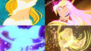 Winx Club  Stella All Transformations [upl. by Manson]